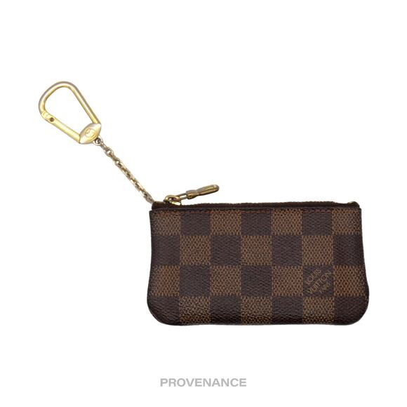 🔴 Louis Vuitton Key Pouch Cles - Damier Ebene - Picture 2 of 9